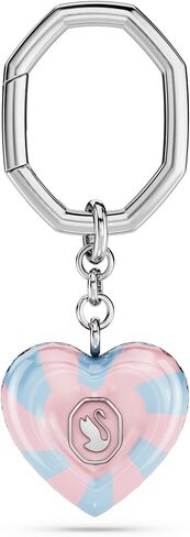 حلقة مفاتيح Swarovski Dulcis، قطع على شكل قلب، قلب، متعددة الألوان، لمسة نهائية من الروديوم in Saudi Arabia