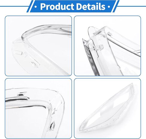 ACROPIX Headlight Lens Cover Headlight Headlamp Lense Clear Lens Cover for Hyundai Tucson 2015-2018 Clear PC 1 Pcs Front Right Car in Saudi Arabia