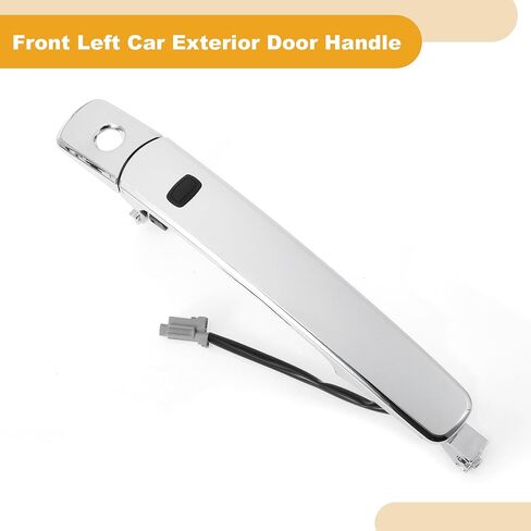 Front Driver Side Car Exterior Door Handle for Nissan Murano 2003-2007 Silver Tone ABS 1 Set No.80640CB81B/80645CA000 in Saudi Arabia