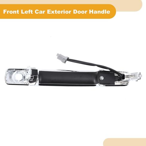 Front Driver Side Car Exterior Door Handle for Nissan Murano 2003-2007 Silver Tone ABS 1 Set No.80640CB81B/80645CA000 in Saudi Arabia