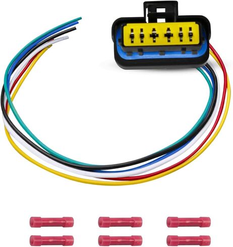 6-Pin Rear Tail Light Lamp Connector Wire Harness Plug Fit for Nissan Sunny Almea Versa V-Drive Latio N17 2012-2019 Wire Pigtail, Lamp Plug Replace 26555-3AN0A 26550-3AN0A NI2800194 NI2801194 in Saudi Arabia