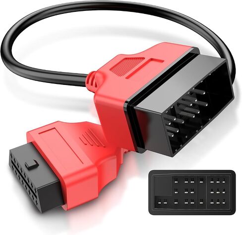 Autel Original OBD2 Adapter Cable for Toyota Vehicles, 22Pin OBD1 to 16Pin OBDII Car Converter, Compatible with OBD II Diagnostic Scan Tool in Saudi Arabia