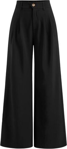 CIDER Women's Wide Leg Trousers High Waist Casual Slim Pants in Saudi Arabia