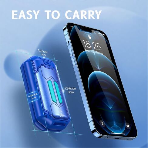 6000mAh Outjut Hand Warmers قابلة لإعادة الشحن 2 حزمة تدفئة اليدين الإلكترونية المحمولة 20 ساعة USB ملحقات الصيد المناسبة سخان اليدين المحمولة لتخييم هدايا الصيد للنساء رجل （رمادي） in Kuwait