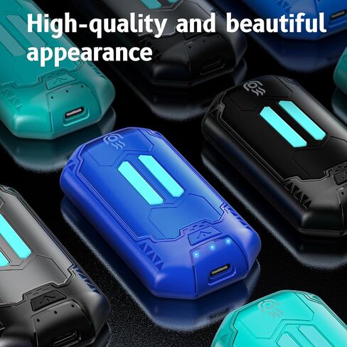 6000mAh Outjut Hand Warmers قابلة لإعادة الشحن 2 حزمة تدفئة اليدين الإلكترونية المحمولة 20 ساعة USB ملحقات الصيد المناسبة سخان اليدين المحمولة لتخييم هدايا الصيد للنساء رجل （رمادي） in Kuwait