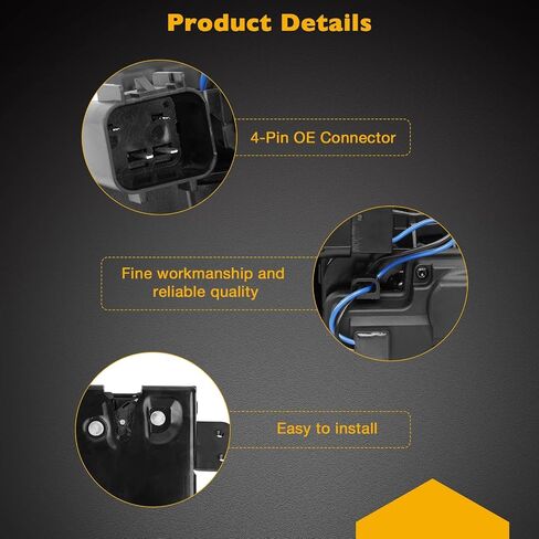 931-299 Liftgate Lock Actuator Tailgate 4 Pins Compatible with Cadillac Escalade SRX, Chevy Suburban Tahoe, GMC Yukon XL Terrain, Buick Enclave et Tailgate Latch Replaces 13501871 13584872 in Saudi Arabia