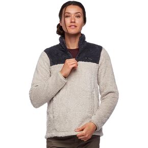 Black Diamond Equipment W Roadie Qtr Zip Fleece - Dune-Carbon - Extra Large in Kuwait