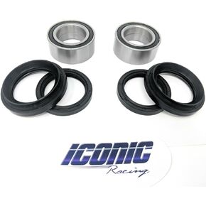 Both Front Wheel Bearing and Seal Kits Compatible with 88-00 Honda TRX300FW TRX 300 FW Fourtrax 4x4 in Kuwait