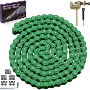 35 Chain 140 Links Chain Breaker Compatible with Coleman Mini Bike CT100U CC100X Baja Doodle Bug DB30 Motovox MBX10 MBX11 Predator 79cc 97cc 100cc Mega Moto MM-B80 105cc Powersports Parts in Saudi Arabia