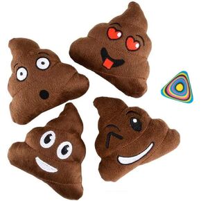 Emoji Poop Pillow 5" Plush Assorted- 12 Pack - Party Favors, Goody Bags, Prizes, Gag Gifts in Saudi Arabia