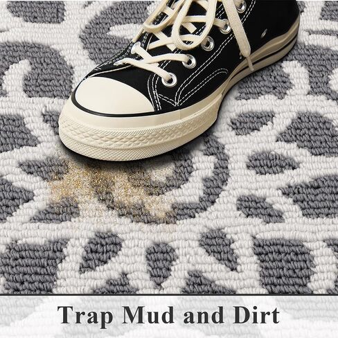 U'Artlines 2 x 6 ft Fall Runner Rug for Hallway, Washable Non Slip Orange Kitchen Rug with Rubber Backing, Low Pile Carpet for Entryway Bedroom Living Room Farmhouse Floor Mat(Orange) in Kuwait