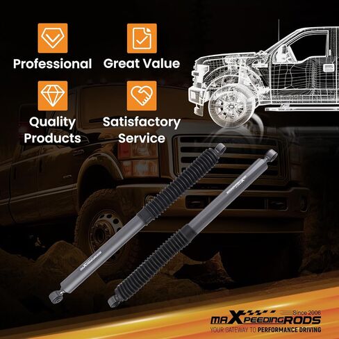 maXpeedingrods 2.5-4.5" Rear Shock Absorbers for Ford F-250 F-350 Super Duty 4WD 1999-2016, G1 Version in Saudi Arabia