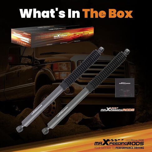 maXpeedingrods 2.5-4.5" Rear Shock Absorbers for Ford F-250 F-350 Super Duty 4WD 1999-2016, G1 Version in Saudi Arabia