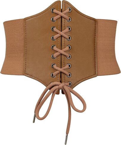 Century Star Womens Pirate Renaissance Corset Belt Accessories Lace-Up Waist Belt for Women Halloween Ren Faire Costume in Saudi Arabia