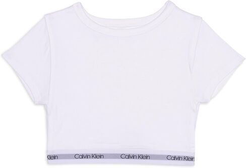 Calvin Klein Girls Short-Sleeve Cropped T-Shirt Bralette in Saudi Arabia