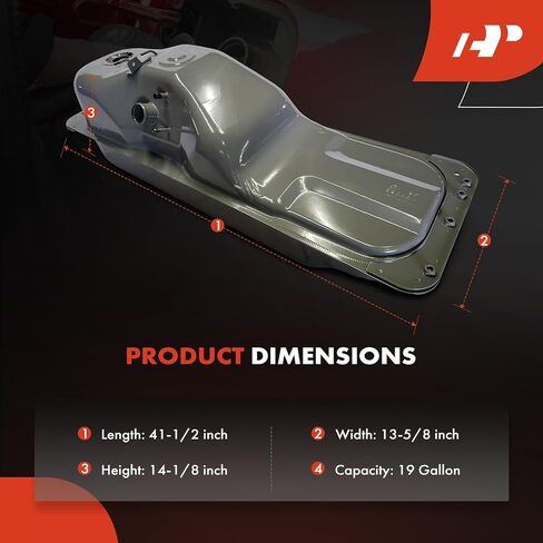خزان وقود ممتاز مع حلقة قفل وحلقة O متوافقة مع Nissan 720 1984 1985 1986، 2.4L 2.5L، 4WD، استبدال #1720210G00 in Saudi Arabia