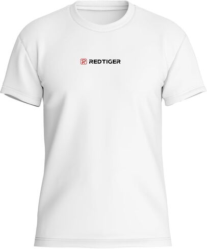 Unisex Cotton Casual T-Shirt, Crew Neck, White in Saudi Arabia