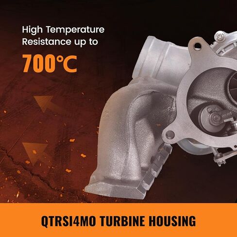 TOPAZ RHF5 Turbo Turbocharger Compatible with AUDI A3 VW CC GTI EOS JETTA PASSAT 2.0L CBFA 2009 2010 2011 2012 2013 2014 2015 2016 2017 without O2 sensor Replace# 06J145713L in Saudi Arabia