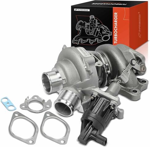 A-Premium K03 Right Side Complete Turbocharger Turbo Kit with Gasket & Wastegate Actuator Compatible with Ford & Lincoln Models - 2018-2020 F-150, 2018-2019 Expedition, 2018-2022 Navigator, 3.5L in Saudi Arabia