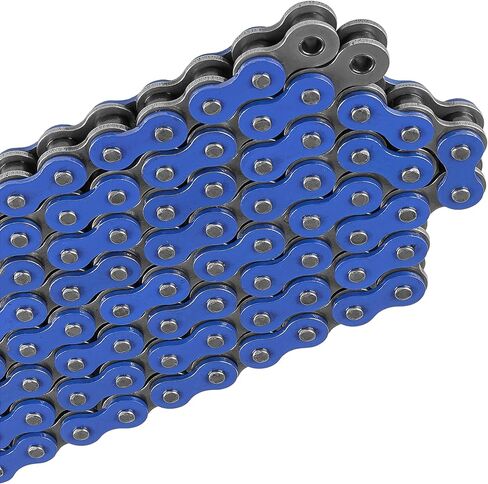 Caltric Blue 525-Pitch 120-Links Non-O Ring Drive Chain Compatible with ATV/UTV/Quad/Side X Side/Motorcycle/Dirtbike/with Rivet and Clip on Master Links in Saudi Arabia