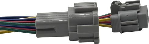 Headlight HID 8-Pin Connector Pigtail (Male & Female), fits headlamp OE 26010-CF40B / 26060-CF40B, Compatible with Nissan 350Z 2006-2009 (Xenon) in Saudi Arabia
