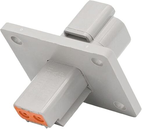 DT Series Connector Kits 2,3,4,6,8,12Pin Gray With Flange Sealed Auto Electrical Wire Connector Plug Housing (DT04-2,3,4,6,8,12P-L012) in Saudi Arabia