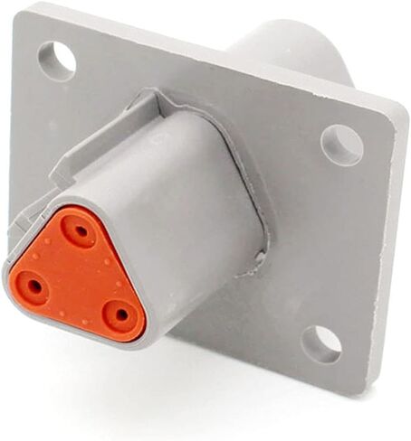 DT Series Connector Kits 2,3,4,6,8,12Pin Gray With Flange Sealed Auto Electrical Wire Connector Plug Housing (DT04-2,3,4,6,8,12P-L012) in Saudi Arabia
