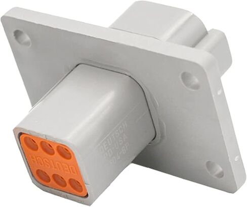 DT Series Connector Kits 2,3,4,6,8,12Pin Gray With Flange Sealed Auto Electrical Wire Connector Plug Housing (DT04-2,3,4,6,8,12P-L012) in Saudi Arabia