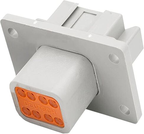 DT Series Connector Kits 2,3,4,6,8,12Pin Gray With Flange Sealed Auto Electrical Wire Connector Plug Housing (DT04-2,3,4,6,8,12P-L012) in Saudi Arabia
