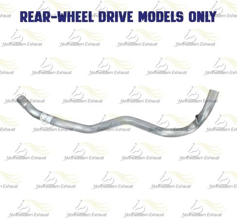 Northeastern Exhaust | Stainless Steel Muffler & Tail Pipe Exhaust Kit Compatible for 1998-2000 Chevrolet S10 | 1998-2000 GMC Sonoma 2.2L RWD | Free Clamps and Hanger Included in Saudi Arabia