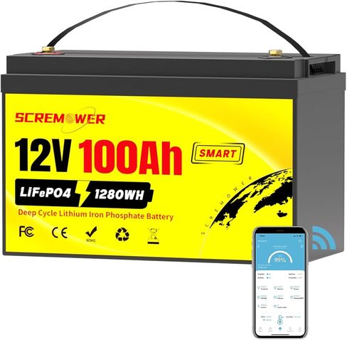 12V 300Ah Compact Lifepo4 Battery with Low-temp Protection BMS, 3840Wh Energy Deep Cycle Lithium Battery for RV, Solar System, Off-Grid, Winter Power Shortage, Marine in Saudi Arabia