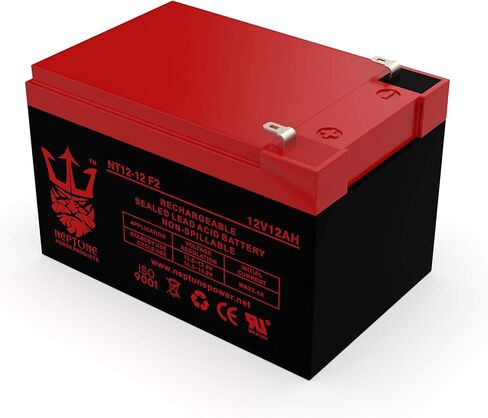 نبتون 12V 12AH مع استبدال بطارية SLA متوافقة مع محطة F2 لـ WP12-12E - 3 عبوات in Kuwait