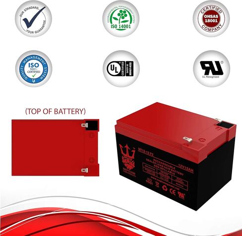 نبتون 12V 12AH مع استبدال بطارية SLA متوافقة مع محطة F2 لـ WP12-12E - 3 عبوات in Kuwait