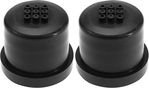 2PCS Car LED Headlight Dust Cover with 9 Holes 75mm Inner Diameter Rubber Seal Cap Shell Cover Housing for LED Headlight Conversion Kits in Saudi Arabia