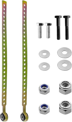 Height Control Valve Linkage Kit Compatible with Haldex 48100367 Neway SRK503 Automann MSRK1252 Freightliner HDX-48100367, 14" Max Length Adjustable Strap Linkage in Saudi Arabia