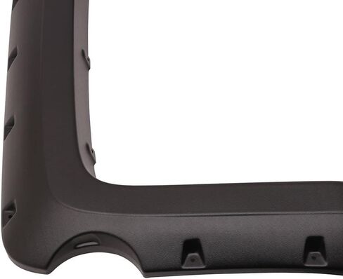 Fender Flares متوافقة مع 2014-2016 GMC Sierra 1500 Denali Crew Cab 69.3 بوصة، سرير مصقول بجيب أسود على شكل برشام ABS لحماية العجلات من IKON MOTORSPORTS in Saudi Arabia