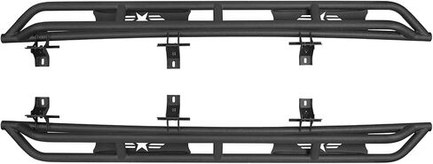 Hooke Road Gladiator Cab Length Side Steps Tube Running Board Nerf Bar Rock Slider Rails for 2020-2025 Jeep Gladiator JT Pickup Sport Willys Overland Rubicon Mojave in Saudi Arabia