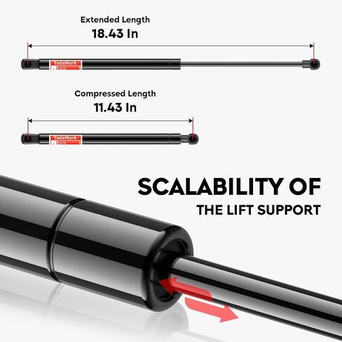 2 Pcs Liftgate Tailgate Rear Hatch Trunk Lift Supports Gas Struts for 2003-2014 Volvo for XC90 6133 in Saudi Arabia