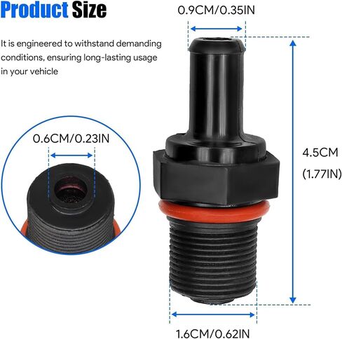 26740-2G000 045-0404 PCV Valve Fit for Hyundai Elantra Sonata GT Genesis Coupe Kona Santa Fe Tucson for Kia Forte Soul Optima Rondo Seltos Sorento 1.6L 1.8L 2.0L 2.4L 3.3L in Saudi Arabia