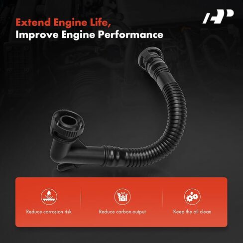 خرطوم تنفس علبة المرافق للمحرك A-Premium متوافق مع BMW 323i 323Ci 328i 328Ci 528i 2000، 325i 325xi 330i 330xi 525i 530i 2001-2005، 325Ci 330Ci 2001-2006، X5 2001-2004، X3 2004-2006، Z4، Z3 in Kuwait