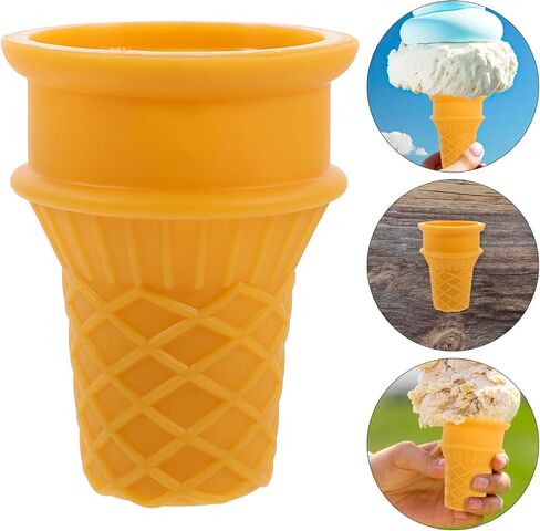 Gadpiparty Realistic Fake Ice Cream Cones Giant Simulated Ice Cone Props for Restaurant Bar in Saudi Arabia