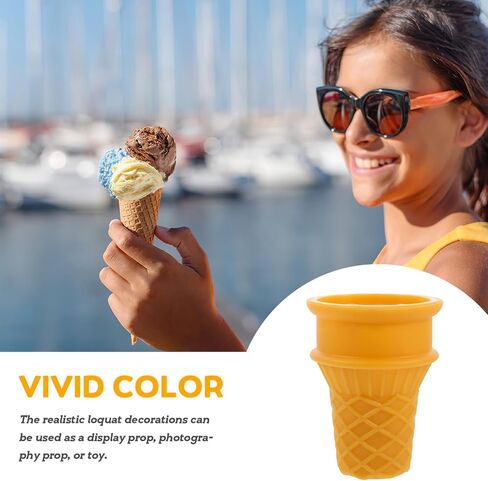 Gadpiparty Realistic Fake Ice Cream Cones Giant Simulated Ice Cone Props for Restaurant Bar in Saudi Arabia