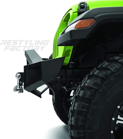 Black Textured Front Bumper with OE Fog Light Hole, 2x D-Ring and Built-In 21~23" LED Light bar mount, Side LED mount & Winch Mount Plate for 2018-2021 Wrangler JL (Black) in Saudi Arabia