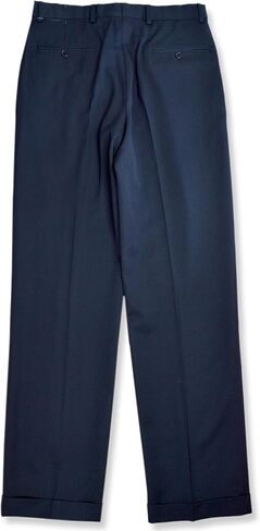 Brooks Brothers Mens Madison Traditional Fit Pleated Front Cuffed Wool Pants, in Kuwait