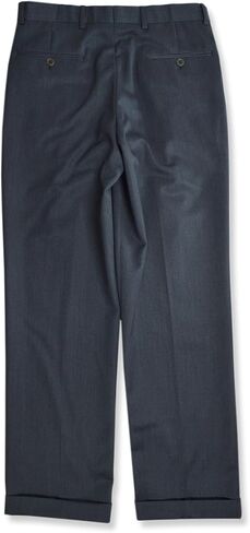 Brooks Brothers Mens Madison Traditional Fit Pleated Front Cuffed Wool Pants, in Kuwait