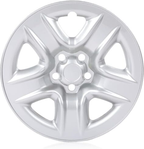 أغطية غطاء عجلة G-PLUS من الكروم، متوافقة مع Toyota RAV4 2006-2011/ Toyota RAV4 (البنزين) 2012 17x6-1/2 غطاء غطاء محور العجلة جلد فضي 69506 in Saudi Arabia