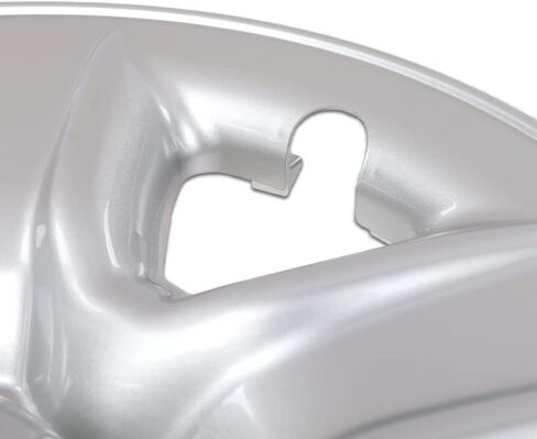 أغطية غطاء عجلة G-PLUS من الكروم، متوافقة مع Toyota RAV4 2006-2011/ Toyota RAV4 (البنزين) 2012 17x6-1/2 غطاء غطاء محور العجلة جلد فضي 69506 in Saudi Arabia
