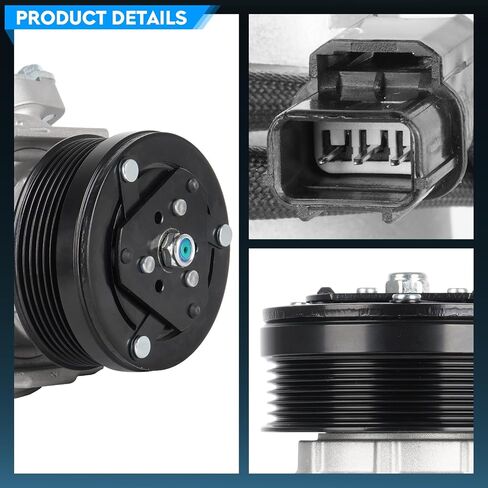 TadaMark A/C طقم تصليح ضاغط مكيف الهواء صالح لهوندا سيفيك 1.8L 2006-2011 2006 2007 2008 2009 2010 2011 صالح ل KT-1301 in Saudi Arabia