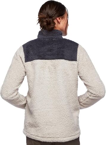 Black Diamond Equipment W Roadie Qtr Zip Fleece - Dune-Carbon - Extra Large in Saudi Arabia