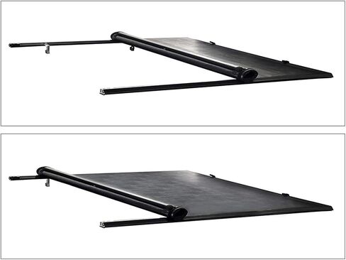 غطاء تونيو ناعم قابل للطي مقاس 6'1 بوصة متوافق مع 1986-1997 Nissan Pickup & D21 غطاء سرير شاحنة طويل من الفينيل | Fleetside | مناسب لمسار مرافق المصنع in Kuwait